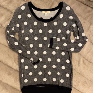 Love By Design polka dot sweater